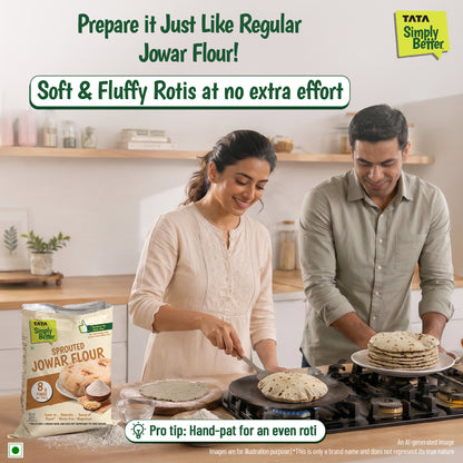 Tata Simply Better Sprouted Jowar Flour | 500g