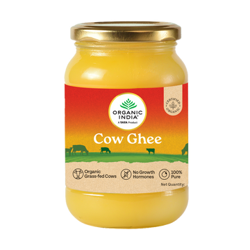 Organic India Cow Ghee | Authentic Taste | Rich in Healthy Fat - 250 ml | 500 ml | 1 lt