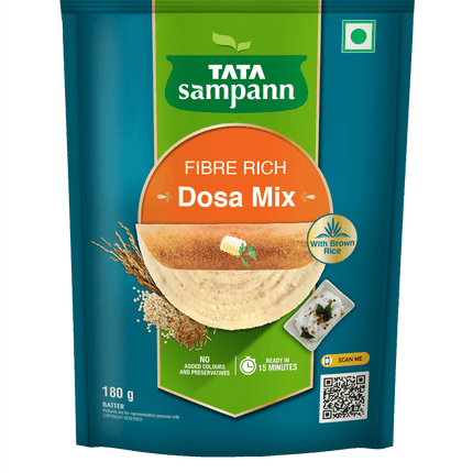Tata Sampann | Dosa Mix | Ready to Cook Mix | 180g