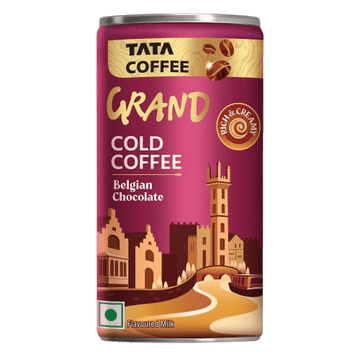 Cold Coffee Belgium Chocolate | Rich & Creamy | Flavoured Milk Can | 180ml