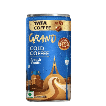 Cold Coffee French Vanilla | Rich & Creamy | Flavoured Milk Can | 180ml