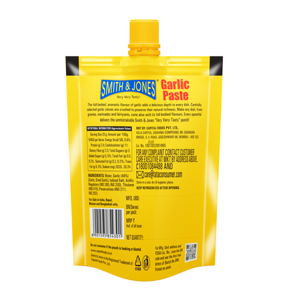 Smith & Jones Garlic Paste - 200gm