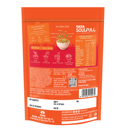 Tata Soulfull No Cook Hi Protein Oats Millet Masala