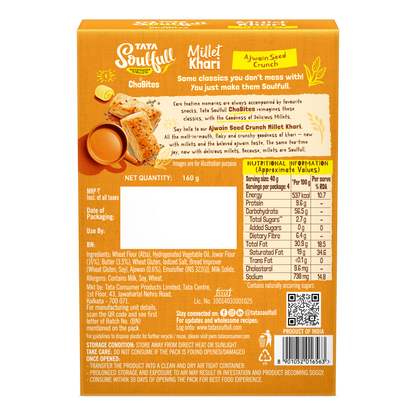Tata Soulfull  Millet Khari Ajwain Seed Crunch