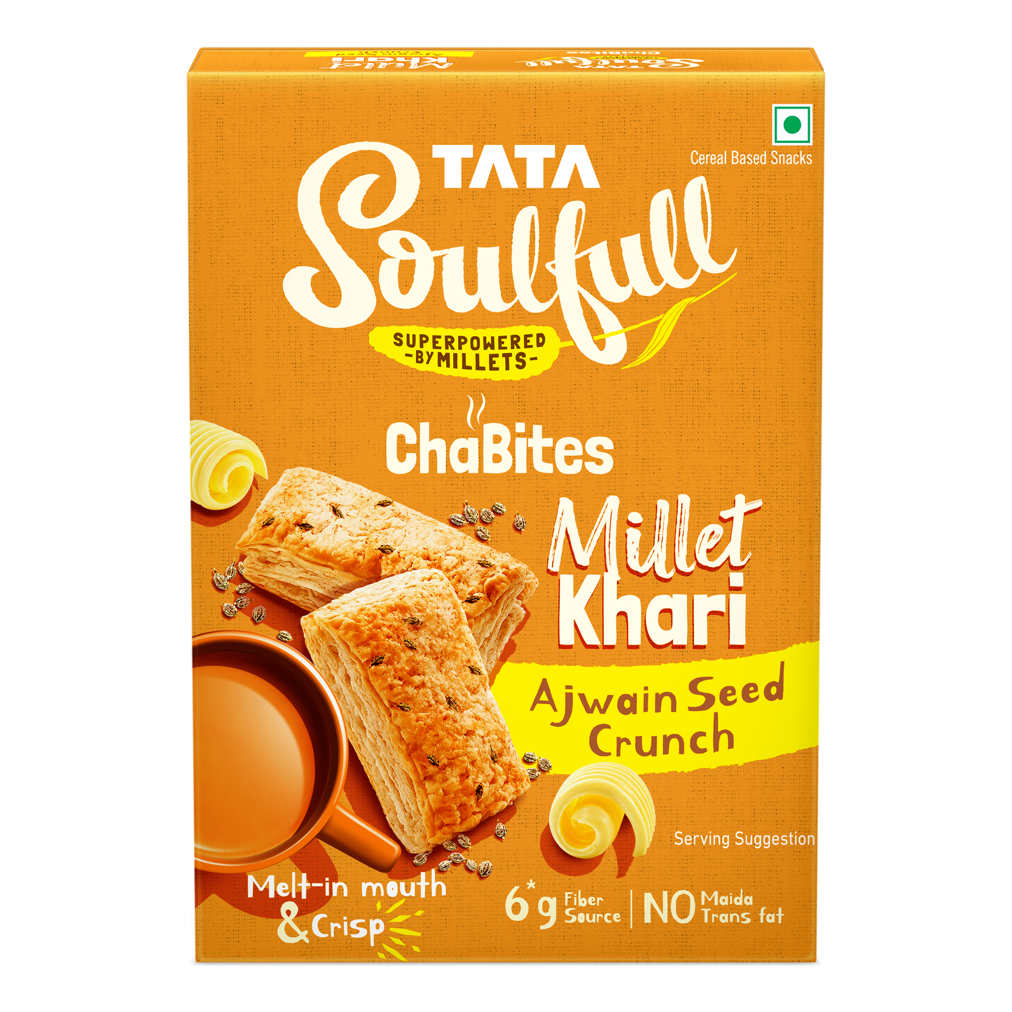 Tata Soulfull  Millet Khari Ajwain Seed Crunch