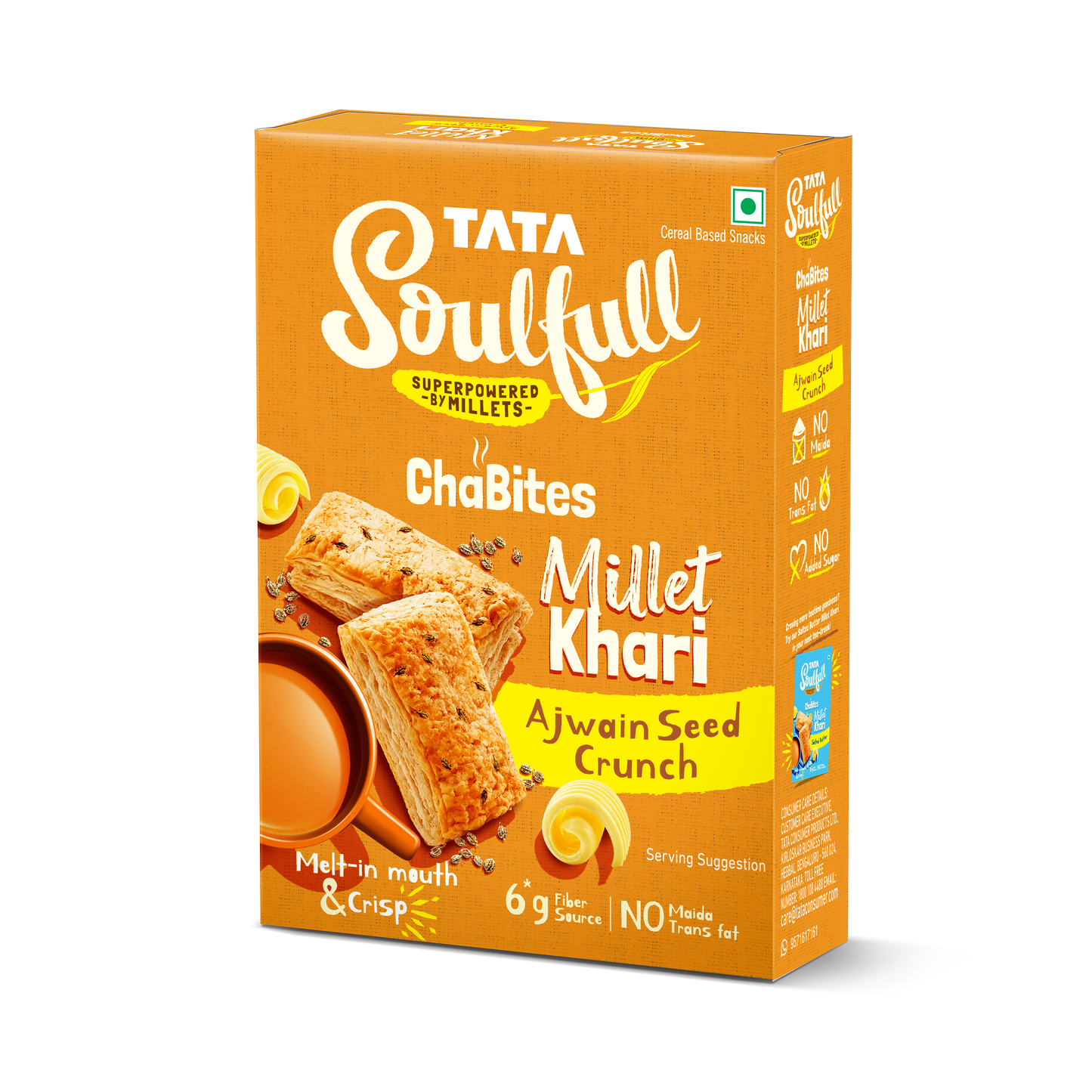 Tata Soulfull  Millet Khari Ajwain Seed Crunch