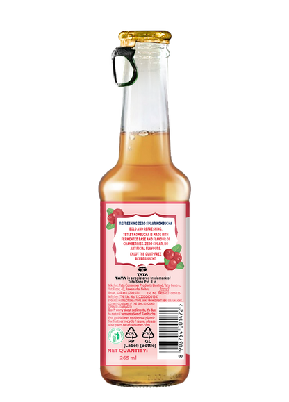 Tetley Kombucha Cranberry | 265 ml