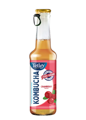 Tetley Kombucha Cranberry | 265 ml