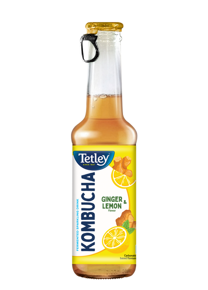 Tetley Kombucha Ginger lemon | 275 ml
