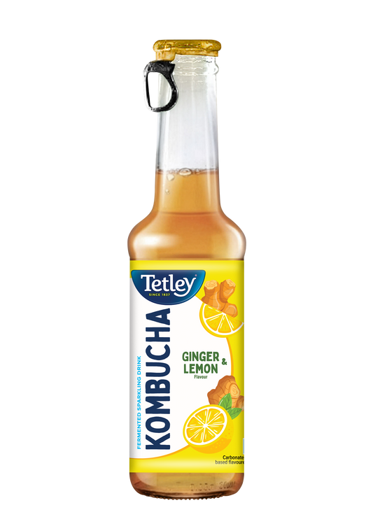Tetley Kombucha Ginger lemon | 275 ml