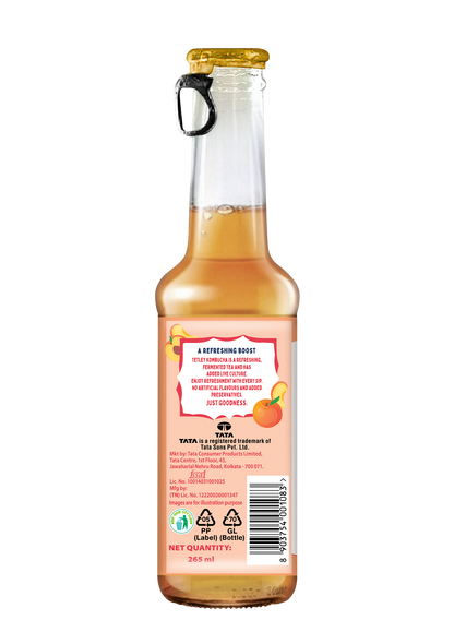 Tetley Kombucha Peach | 275 ml
