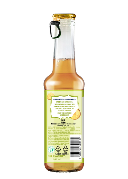 Tetley Kombucha Pineapple | 265 ml