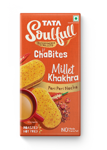 Tata Soulfull Millet Khakra Peri peri Nacho - 120g