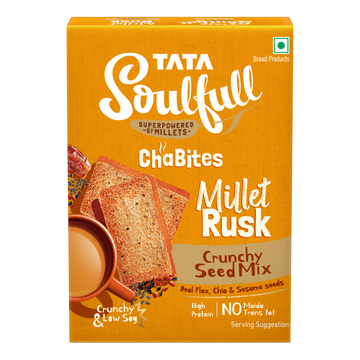 Tata Soulfull Millet Rusk Crunchy Seed Mix