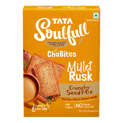 Tata Soulfull Millet Rusk Crunchy Seed Mix