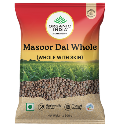 Organic India Masoor Whole | 500g
