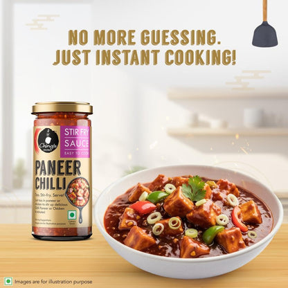 Ching’s Paneer Stir Fry Sauce | 250gm | No Added Colour, No MSG | Perfect for Hakka Noodles or Chowmein