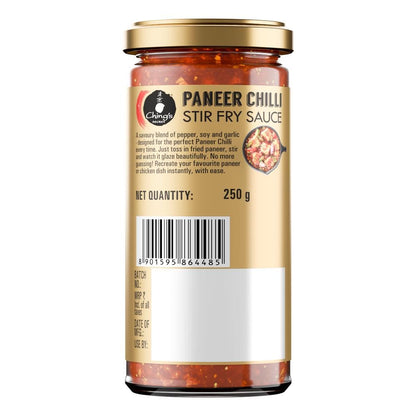 Ching’s Paneer Stir Fry Sauce | 250gm | No Added Colour, No MSG | Perfect for Hakka Noodles or Chowmein