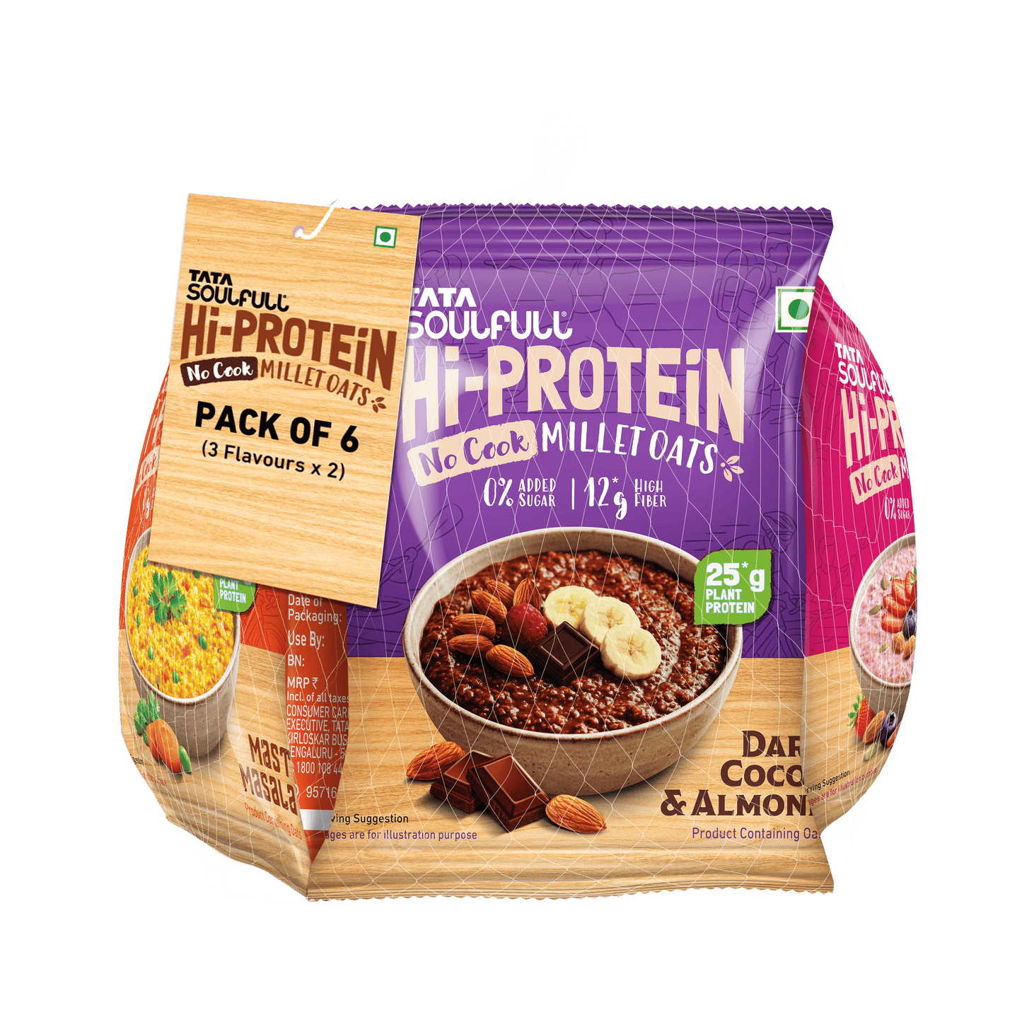 Tata Soulfull Protein Oats - Pack Of 6