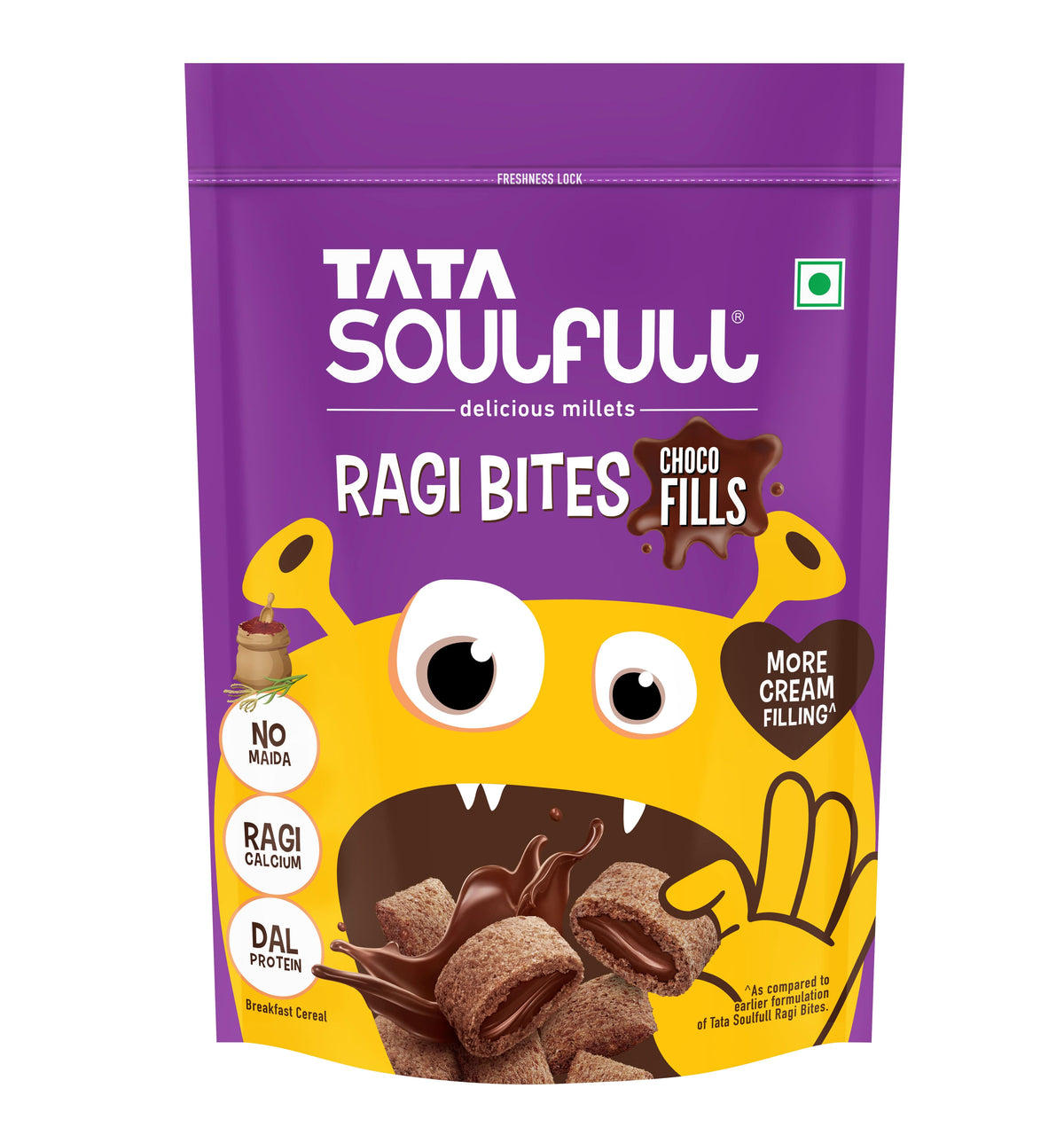 Ragi Bites - Choco Fills | No Maida | Power of Calcium | Dal Protein ...
