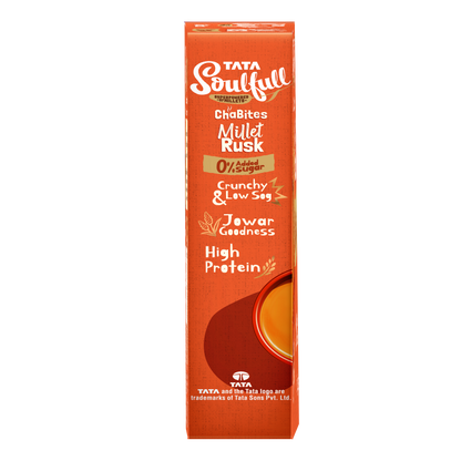 Tata Soulfull Millet Rusk 0% Added Sugar