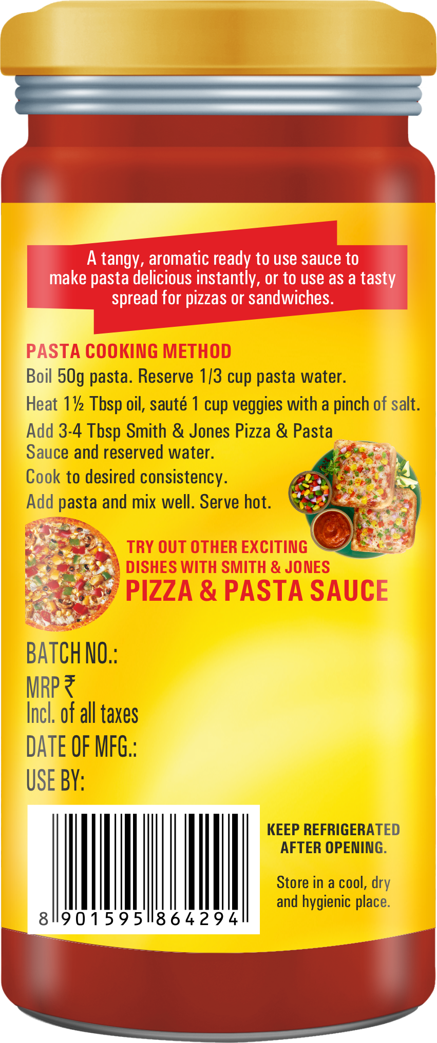Smith & Jones Pizza & Pasta Sauce