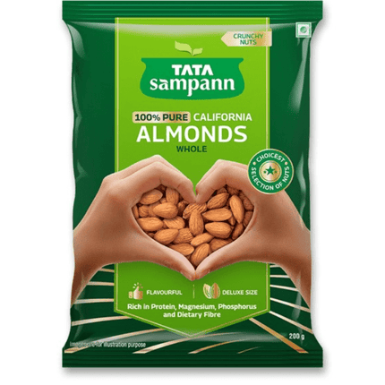 Tata Sampann Pure California Almonds Whole 200g