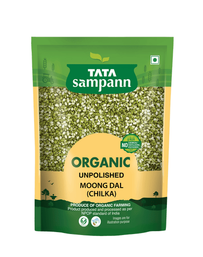Organic Moong Chilka Unpolished | Rich in Nutrients | Stringent quality check | 500g