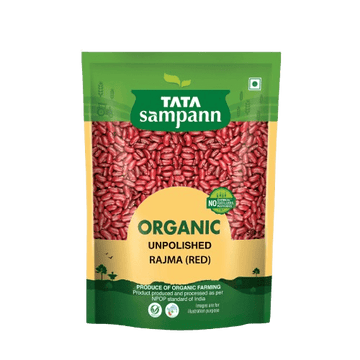 Organic Rajma (Red) Unpolished | Rich in Nutrients | Stringent quality check | 500g