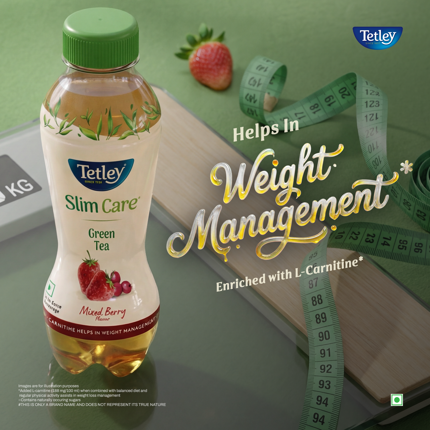 Tetley Green Tea Mixed Berry | 200 ml