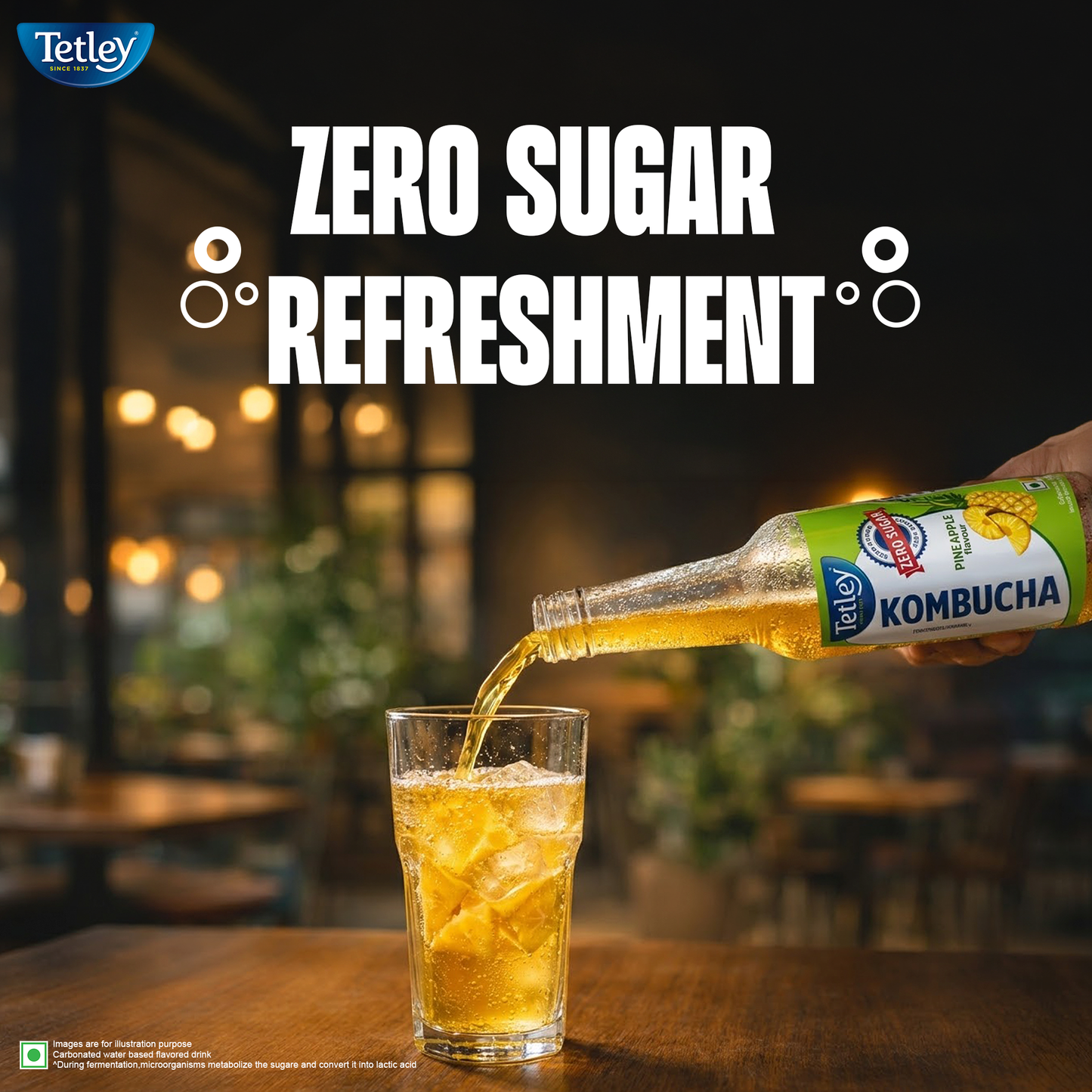 Tetley Kombucha Pineapple | 265 ml