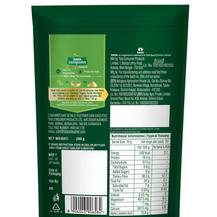 Tata Sampann 100% Pure Premium Chia Seeds