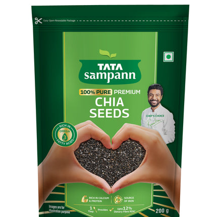 Tata Sampann 100% Pure Premium Chia Seeds