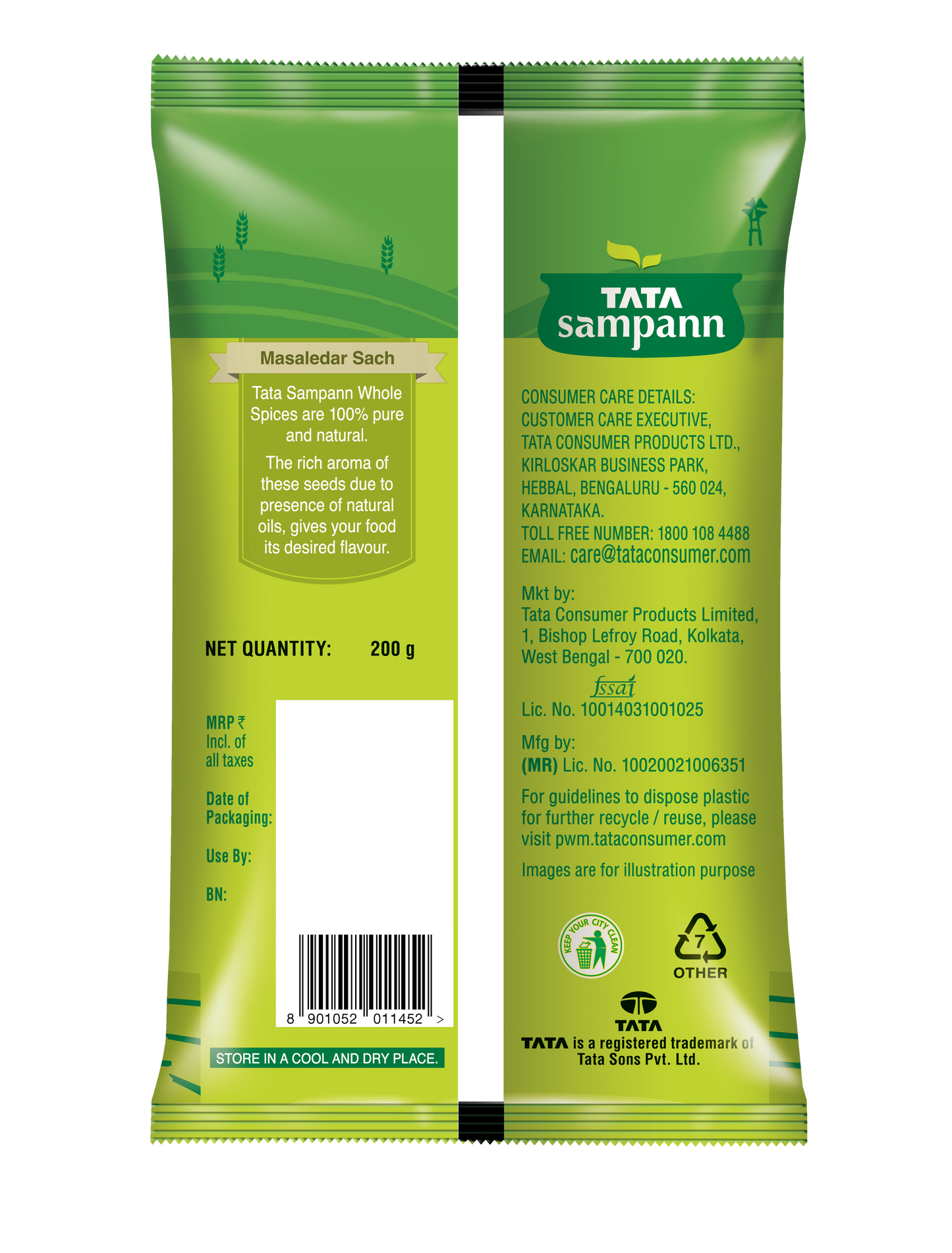 Tata Sampann Mustard Whole