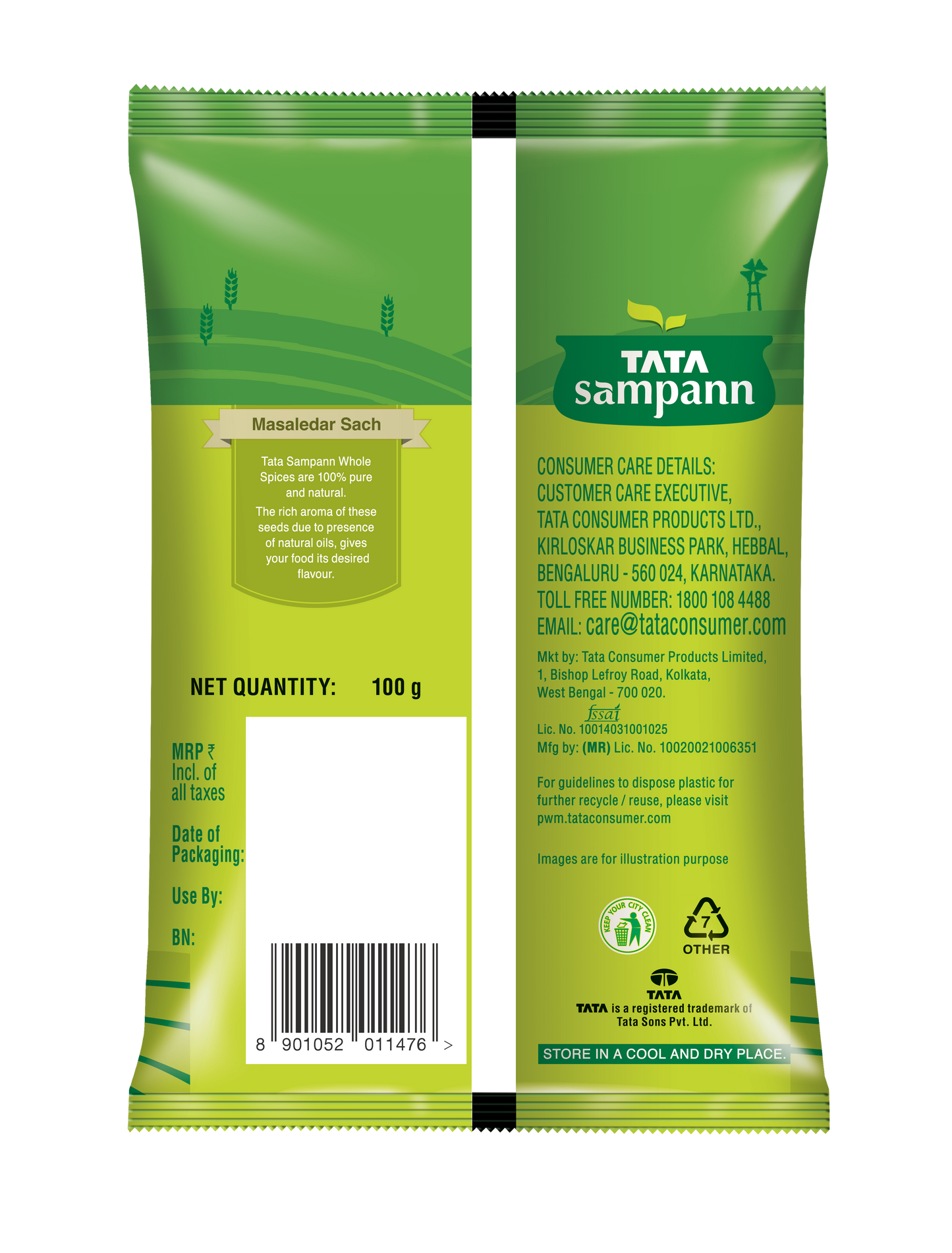 Tata Sampann Black Pepper Whole