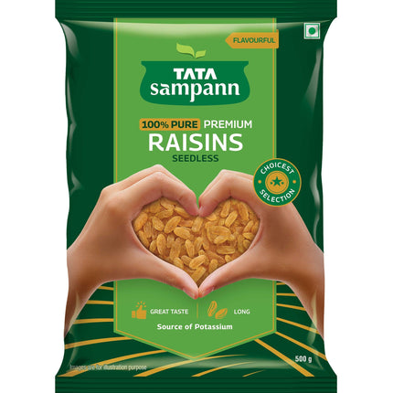 Tata Sampann 100% Pure, Premium Raisins,  500 g
