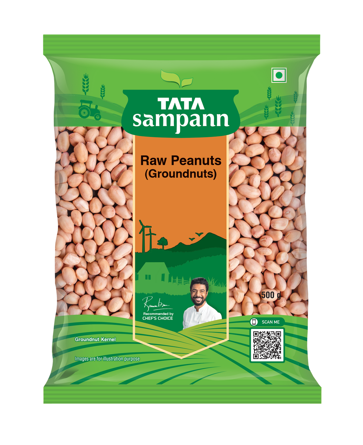 Tata Sampann High Protein Peanuts - 500g