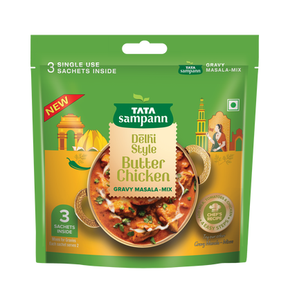 Delhi Style Butter Chicken Gravy masala Mix_ Shelf Pack