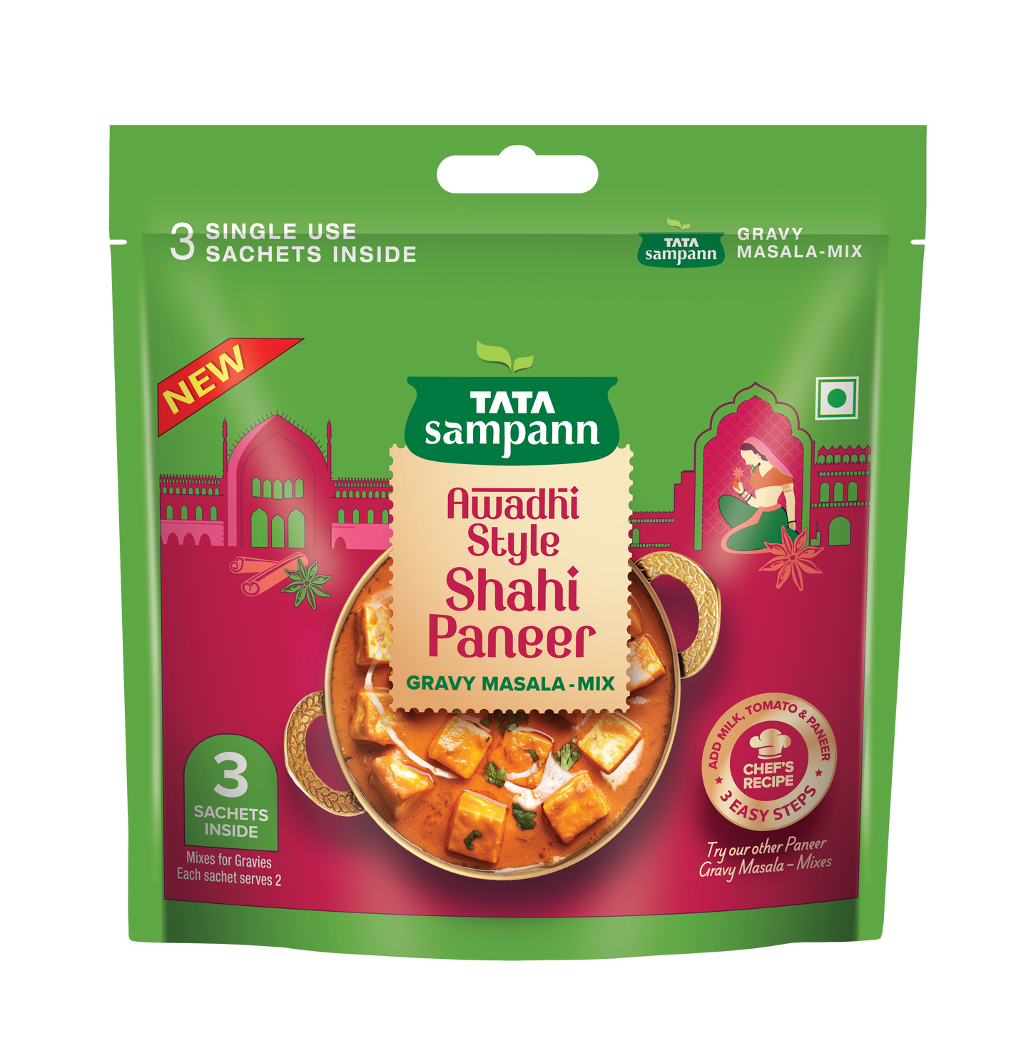 Awadhi Style Shahi Paneer Gravy masala Mix_ Shelf Pack