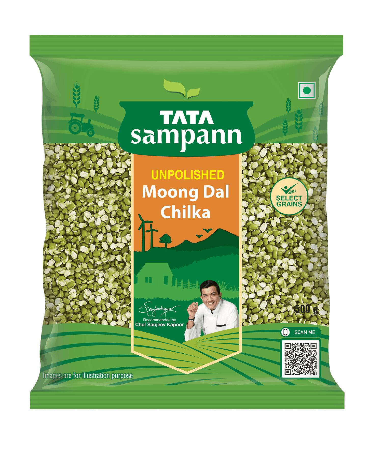 Moong Chilka Unpolished  | Premium Quality |Natural Nutrients Maintained | Chef Recommended | 500g