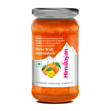 Three Fruit Marmalade | No Preservatives | No Added Colours & Flavours | 240g