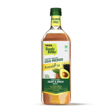 Tata Simply Better Cold Pressed Avocado+ Blended 1L ( Sesame + Avocado + Flax Seed)