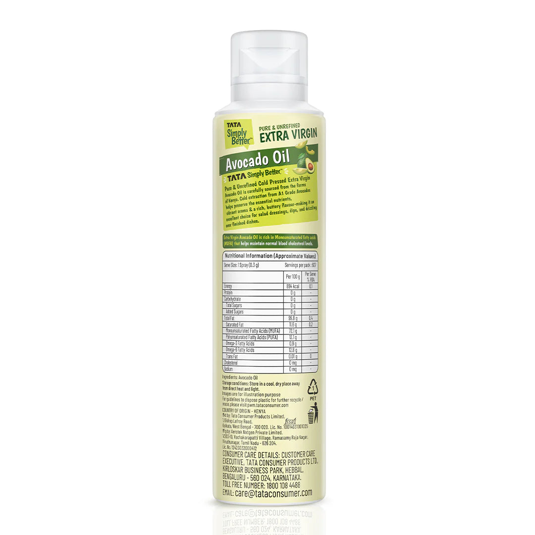 Tata Simply Better Extra Virgin Avocado Oil Spray