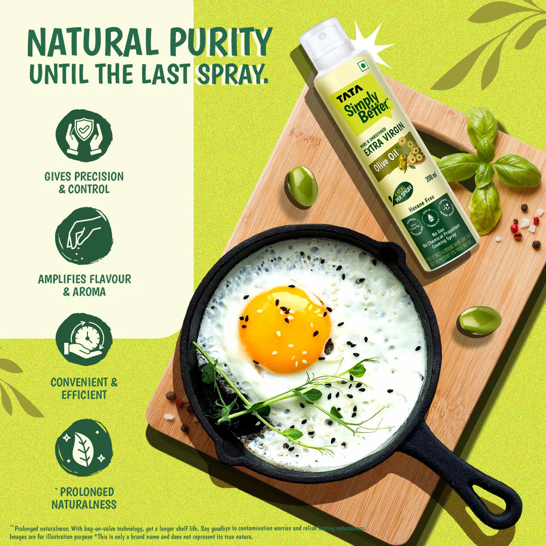 Tata Simply Better Extra Virgin Olive Oil Spray 200ml