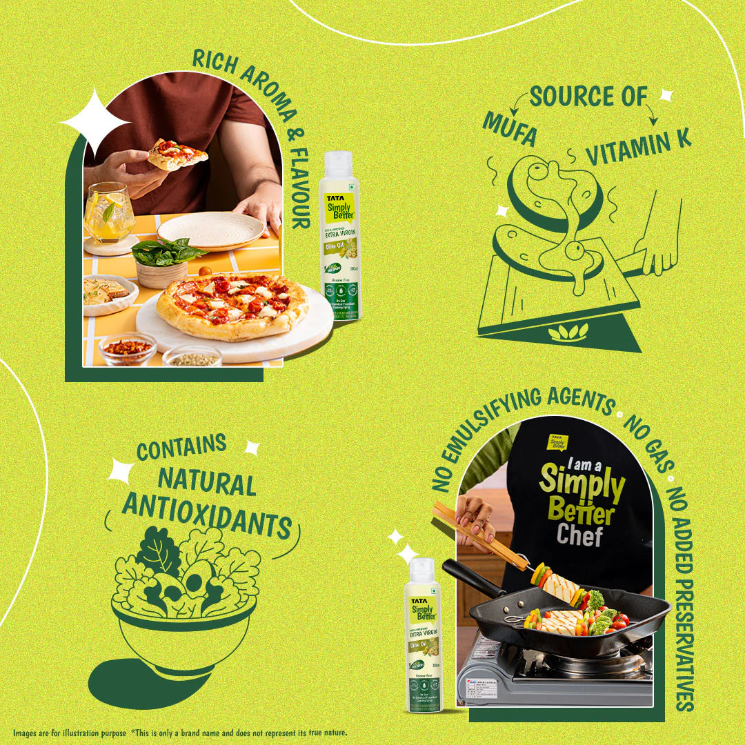 Tata Simply Better Extra Virgin Olive Oil Spray 200ml