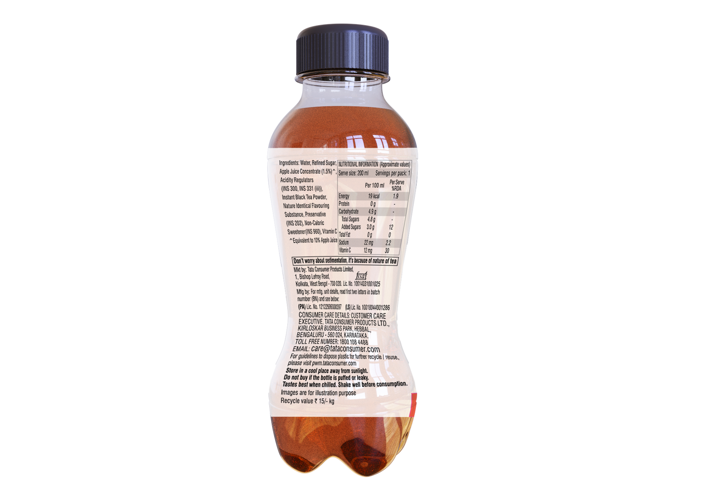 Tetley Fruit Tea Peach | 200 ml