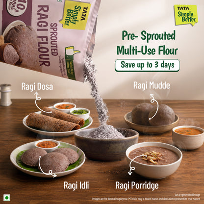 Tata Simply Better Sprouted Ragi Flour | 500g