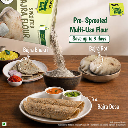 Tata Simply Better Sprouted Bajra Flour | 500g