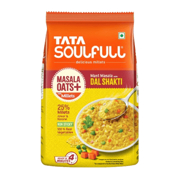 Masala Oats - Dal Shakti | Ready in 4 Minutes | High in Fibre & Source of Protein | 500g