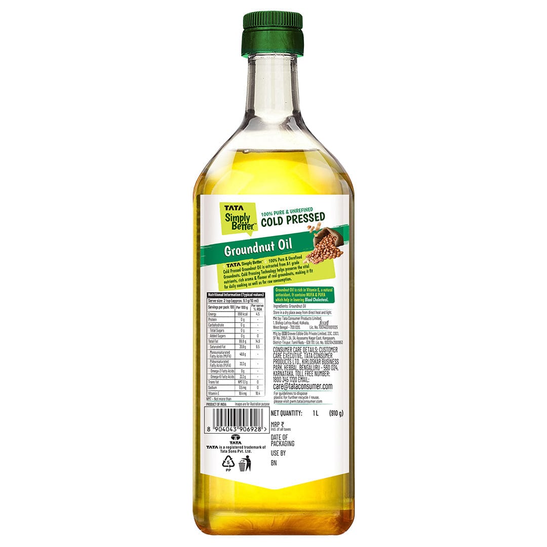 Cold Pressed Groundnut Oil
